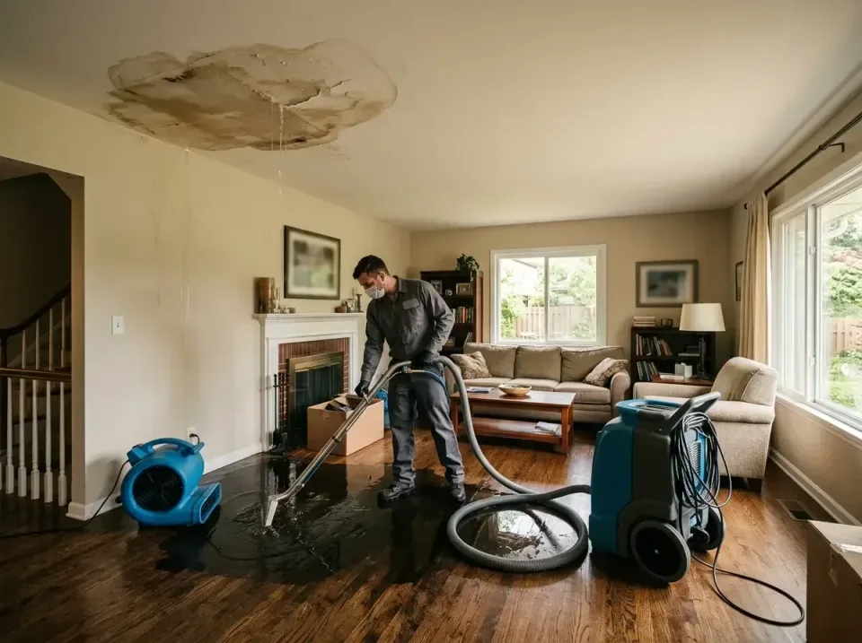 attic-pipe-burst-ceiling-drip-008 — frequently asked questions, Water Damage Restoration & Carpet Care in Bartlett, IL